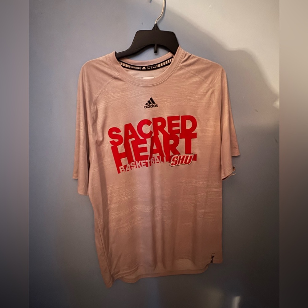 Adidas Men's Light Pink Sacred Heart Tee
